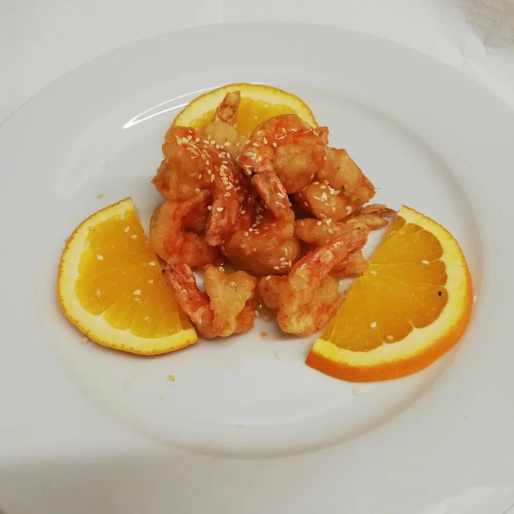 Crevettes Décortiquées Aux Graines de Sésame